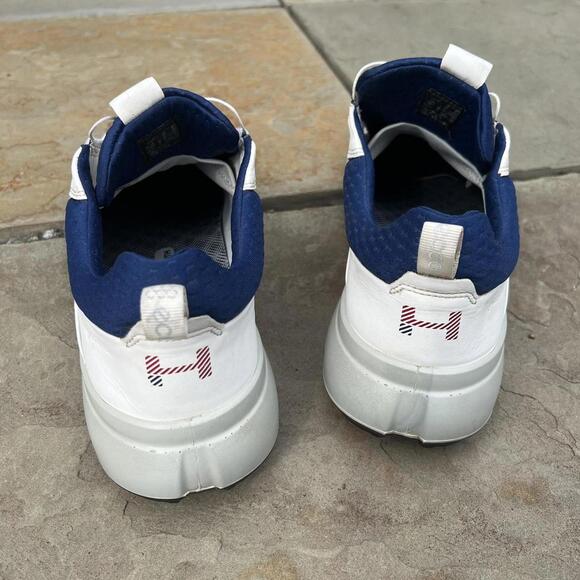 ECCO Men's White and Blue Other-footwear - Picture 8 of 8